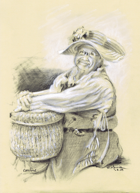 Caroline, the Fortune Teller (study)